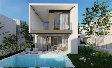 3 Bedroom Houses For Sale With Seaview In Kissonerga, Paphos