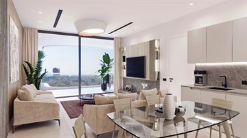 Seaview Luxury 2 & 3 Bedroom Apartments For Sale In Germasogeia, Limassol - With Communal Swimming Pool & Gym