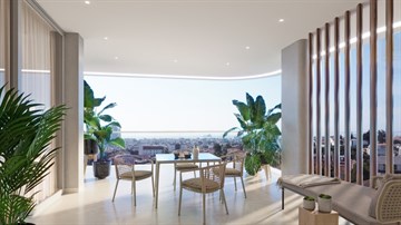 Seaview Luxury 2 & 3 Bedroom Apartments For Sale In Germasogeia, Limassol - With Communal Swimming Pool & Gym