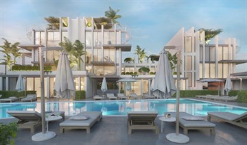 Ready To Move In Seaview Luxury 1 & 2 Bedroom Apartments For Sale In Protaras - With Communal Swimming Pool & Gym