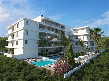 Modern 2 & 3 Bedroom Apartments With Communal Pool For Sale In Paralimni, Famagusta